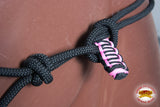 HILASON Western Horse Poly Rope Tied Adjustable Halter 8 Ft Lead Rope