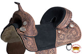 16 In Hilason Western Horse Treeless Trail Barrel Leather Saddle