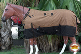 84 In HILASON 1200D Winter Waterproof Poly Horse Turnout Blanket Copper