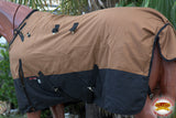 84 In HILASON 1200D Winter Waterproof Poly Horse Turnout Blanket Copper