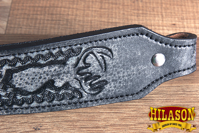 Hilason Rifle Gun Shoulder Strap Sling Wildlife Hand Crafted Leather