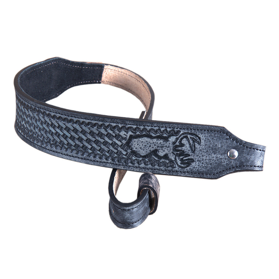Hilason Rifle Gun Shoulder Strap Sling Wildlife Hand Crafted Leather – by Hilason – Cowboy and equestrian accessories