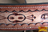 U-Hilason Rifle Sling Wildlife Design Hand Crafted Genuine Leather