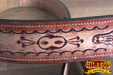 U-Hilason Rifle Sling Wildlife Design Hand Crafted Genuine Leather