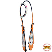HILASON Western Horse One Ear Headstall Tack Bridle American Leather | for Horses Headstalls