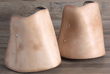 St101-F Hilason Western Saddle Tan Leather Covered Horse Saddle Stirrups Pair