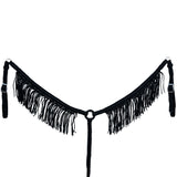 H. Breast Collar Flat Braided Paracord With Fringes By Hilason –