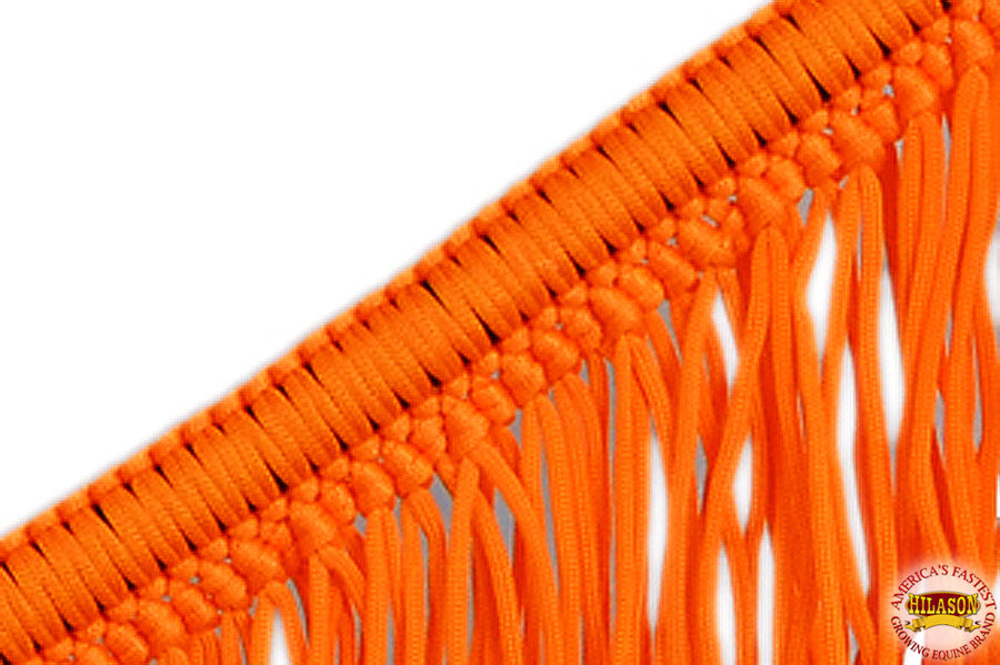 Horse Breast Collar Flat Braided Paracord With Fringes By Hilason