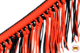 Horse Breast Collar Flat Braided Paracord With Fringes By Hilason