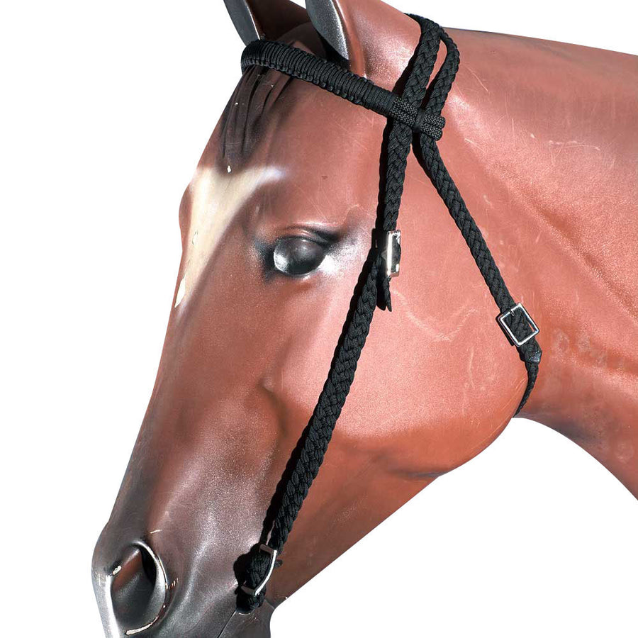 Horse Bridle Headstall Flat Braided Paracord - Uhorse
