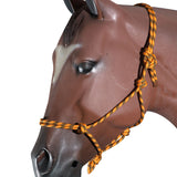 Horse Halter Braided Poly Rope Western Tack By Hilason