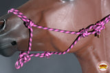 Horse Halter Braided Poly Rope Western Tack By Hilason