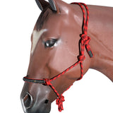 Hilason Western Horse Braided Poly Rope Crystal Accents Tack Halter