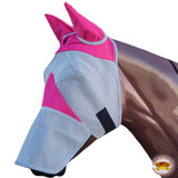 Horse FlyÂ MeshÂ Mask SpringÂ SummerÂ AirflowÂ Uv MosquitoesÂ Pink Warmblood