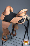 15 Treeless Western Trail Barrel Racing American Leather Saddle Hilason