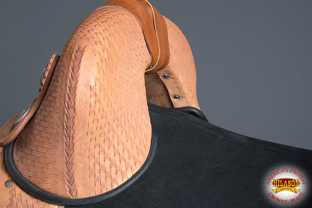 15 Treeless Western Trail Barrel Racing American Leather Saddle Hilason