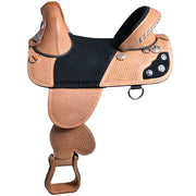 15 Treeless Western Trail Barrel Racing American Leather Saddle Hilason