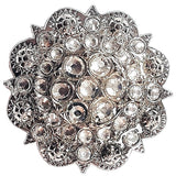 8 Western Screw Back Concho Clear Crystalsberry Headstall Saddle Hilason - Uhorse