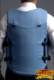 Equestrian Horse Riding Vest Safety Protective Hilason Blue