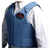 Equestrian Horse Riding Vest Safety Protective Hilason Blue