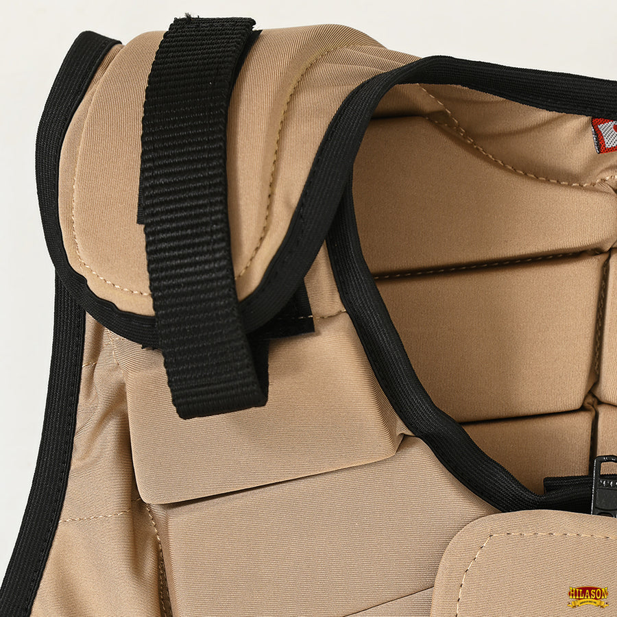 HILASON Adult Safety Equestrian Eventing Protective Protection Vest ‎Tan | Horse Riding Unisex