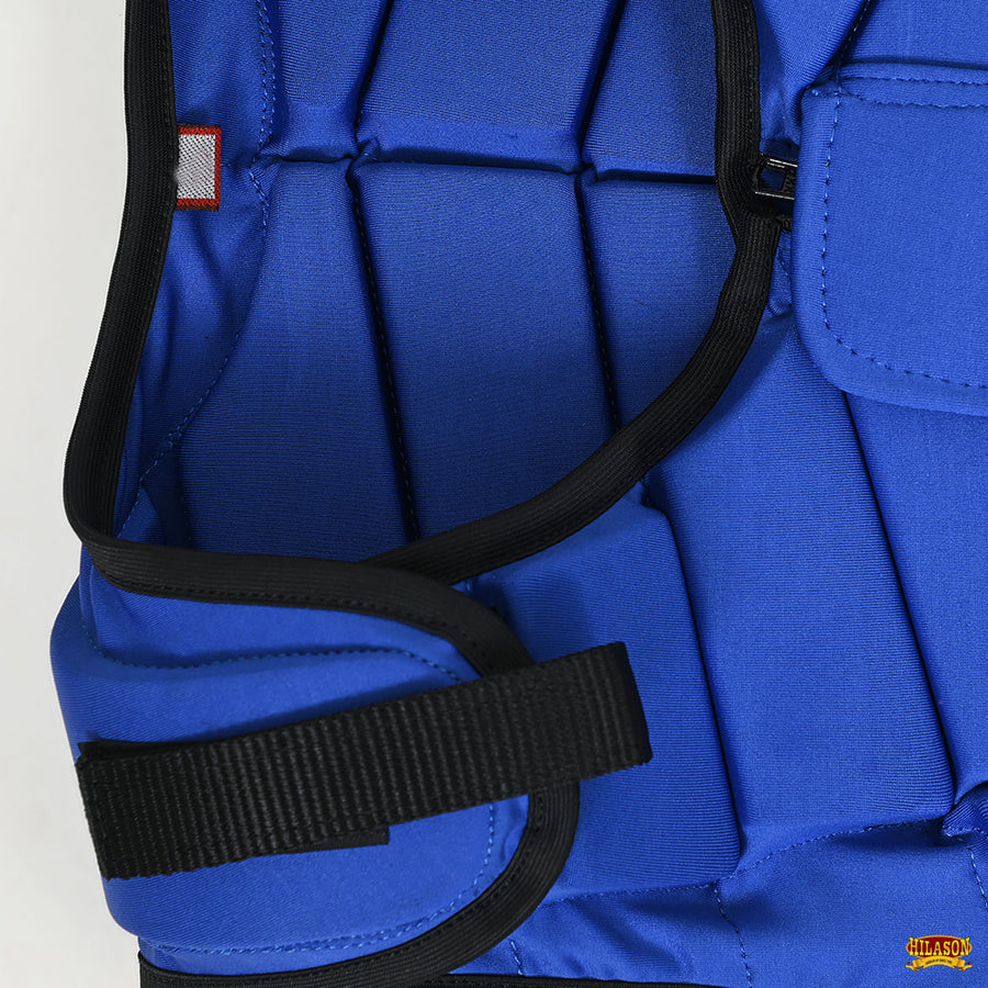HILASON Adult Safety Equestrian Eventing Protective Protection Vest Blue | Horse Riding Unisex