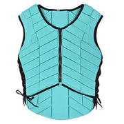 HILASON Equestrian Horse Vest Safety Protective Adult Eventing Turquoise | Riding Unisex