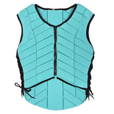 Xxx-L Hilason Adult Safety Equestrian Eventing Protective Vest Turquoise - Uhorse