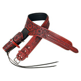 40 In Hilason Western Right Hand Gun Holster Rig 22 Cal Leather Cowboy - Uhorse