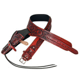 36 In Hilason Western Right Hand Gun Holster Rig 38 Cal Leather Cowboy - Uhorse