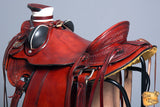 Western Horse Saddle American Leather Wade Ranch Roping Mahogany By Hilason