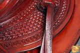 Western Horse Saddle American Leather Wade Ranch Roping Mahogany By Hilason