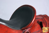 W. H. Wade Saddle American Leather Ranch Roping Mahogany – Hilason