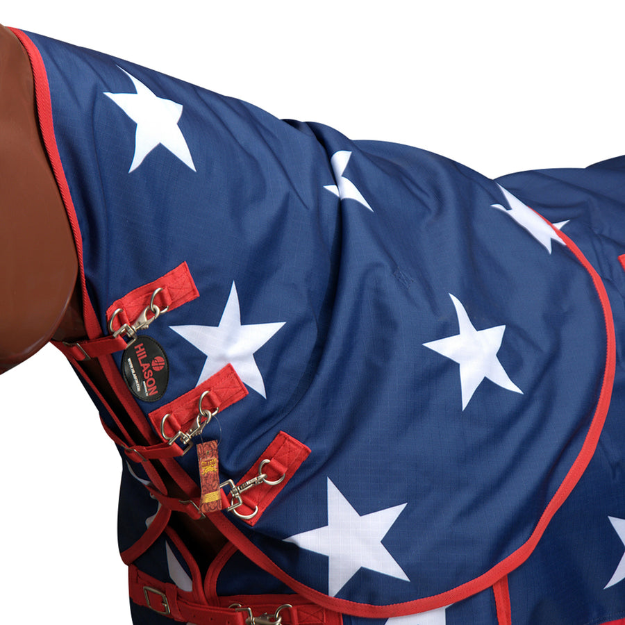 HILASON 1200D Winter Waterproof Poly Turnout Horse Hood Neck Cover | Covers for Horses