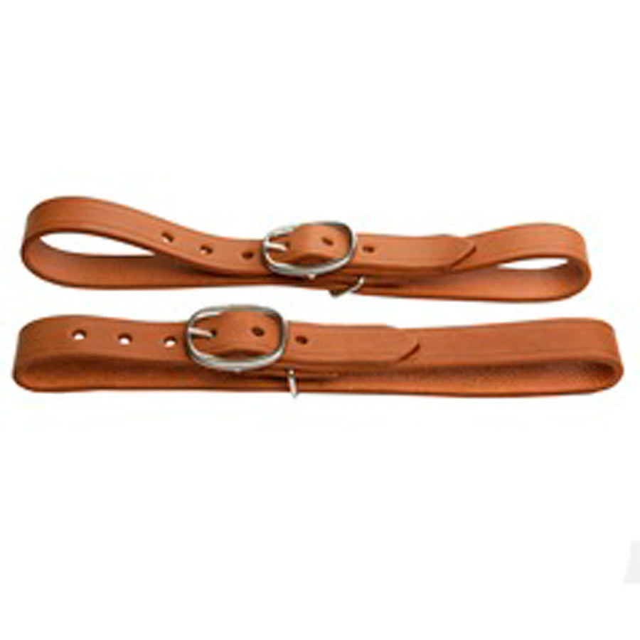 Tan leather western girth with buckles - Uhorse