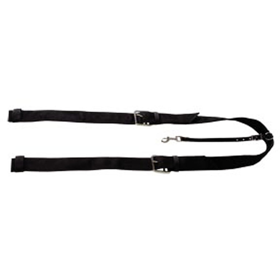 Black nylon training lead with adjustable buckles - Uhorse
