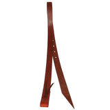 1.5" X 6' Hilason Western Leather Tie Strap Brown