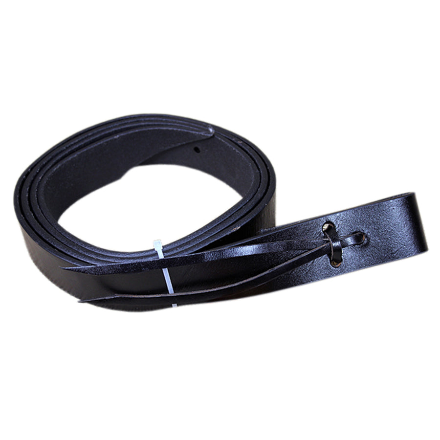 Hilason Western Horse Tack Black Leather Tie Strap - Uhorse
