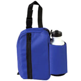 Blue Hilason Western Tack Horse Water Bottle Horn Nylon Waterproof Bag