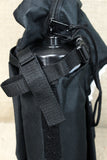 Hilason Western Saddle Bags W/ Bottle 600D Cordura Outer Black