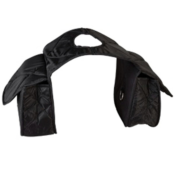 7"X8" Black Hilason W. Tk. H. Quilt Saddle Horn Pockets Bag by Hilason – Cowboy and equestrian accessories