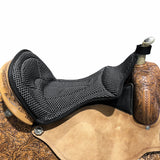 Hilason Anti Slip Cushion Grip Saddle Seat Cover With Cushion Black
