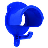 Hilason Wall Mount Abs Plastic Bridle Bracket Hook Blue