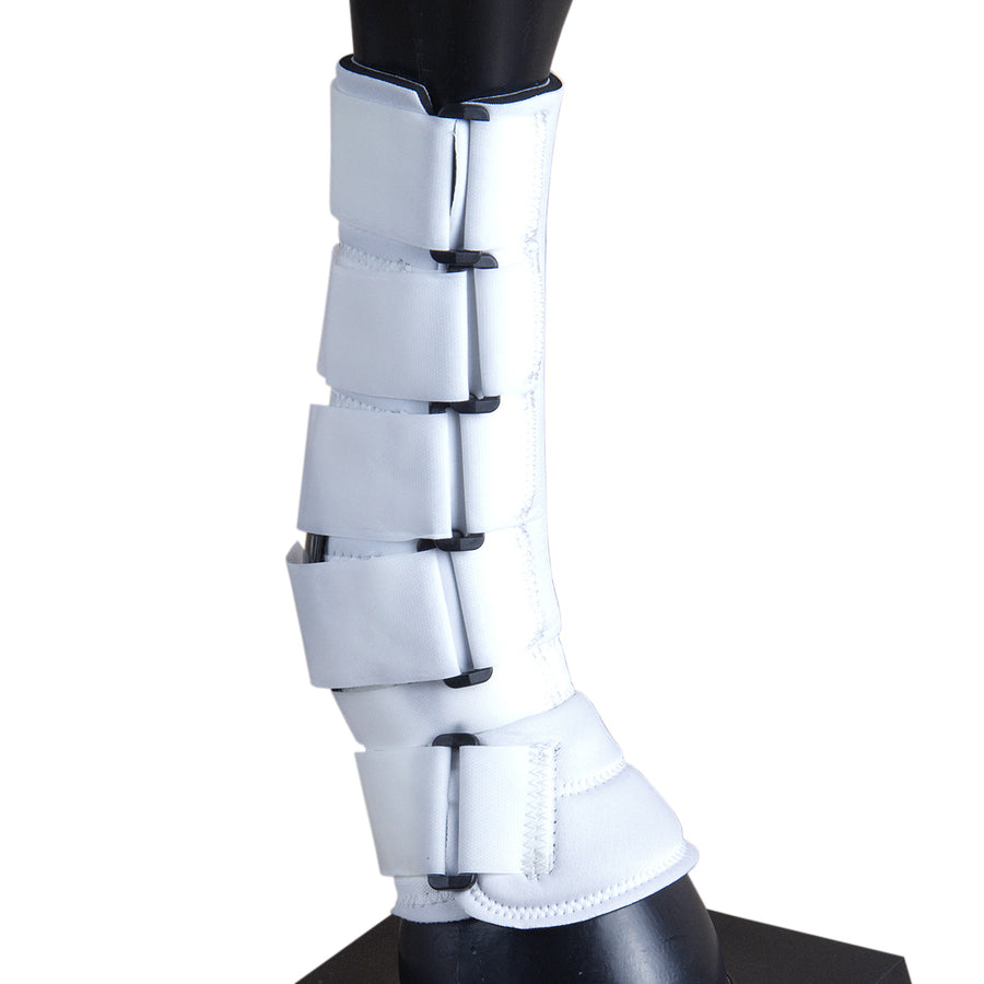 Hilason Large White Four In One Combo Horse Sports Boots Western Tack - Uhorse