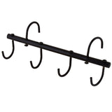 Hilason Western Bs Tack Headstall Bridle Rack Hanger W/4 Swivel Hook