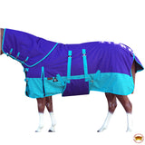 74" Hilason 1200D Waterproof Winter Horse Neckcover Turnout Blanket Belly Wrap - Uhorse