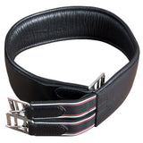 54 Hilason Padded Leather Horse English Saddle Girth Cinch Roller Buckles - Uhorse