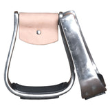 Hilason Aluminum Western Horse Saddle Stirrups Foot Grip