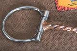 5" Hilason Western Stainless Steel Horse Mouth Dee Bit W/ Twisted Copper Wire