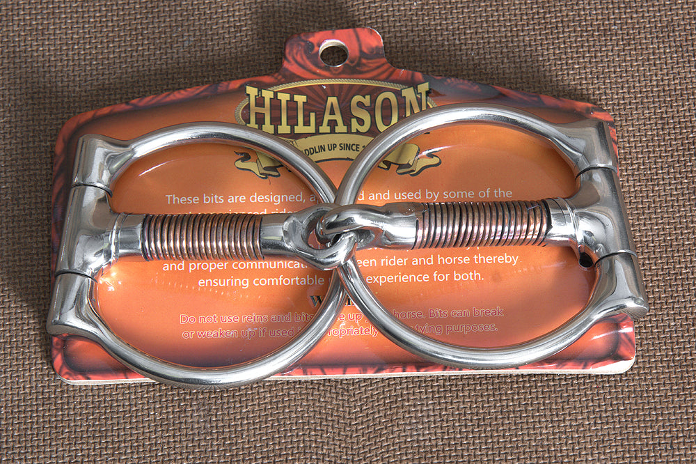 5" Hilason Western Stainless Steel Horse Copper Mouth Bit W/ 2.5" Ring